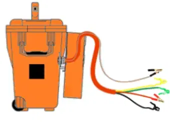 T-H300A case with connector leads